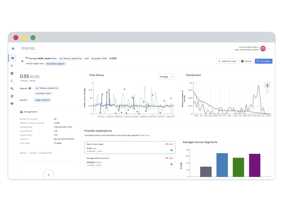 bidimensional accuracy model monitoring