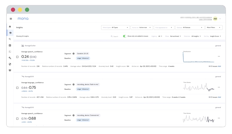 speech audio ai monitoring