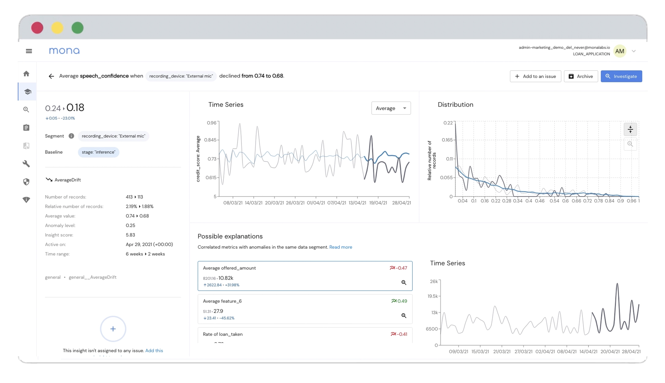 speech audio confidence issue